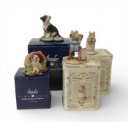 Jill Barklem's Border Fine Arts Brambly Hedge figurines to include Mrs Apple BH1 and Mr Apple in