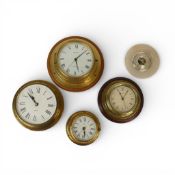 A collection of nautical-style ship's clocks. (5)