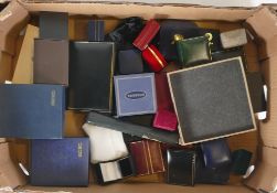 A Selection of display boxes to include:- Seiko, Timex watch boxes together with a mixed