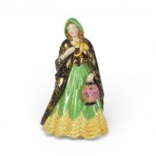 Tuscan China lady figure, Sweet Hortense, no.127, marked Potted by Plant at the base. (H: 20cm)