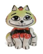 Lorna Bailey super rare colourway prototype 'Marmalade The Cat' Page 41, Aug-Oct 2002, The Catalogue