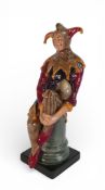 Royal Doulton Character Figure 'The Jester' HN2016. H:-25cm