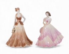 Coalport Lady Figurines to include:- Happy Birthday, Yvonne (with certificate) Tallest:- 23cm, Boxed