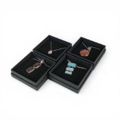 4 x large & heavy sterling silver set gem stone pendants with sterling silver chains. Various