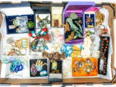 A good collection of vintage costume jewellery from the estate of a lady collector, including