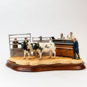 Border Fine Arts Under The Hammer Belgian Blue Cross, model no. BO666c by Kirsty Armstrong,