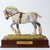 Border Fine Arts Champion of Champions, model no.L140B by Anne Wall, limited edition no.127 of