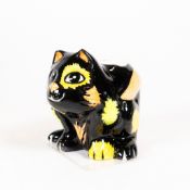 Lorna Bailey Cat egg cup, Limited edition 5/75 with certificate, Aug 2003.
