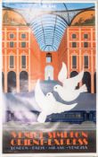 Poster VSOE VENICE SIMPLON ORIENT EXPRESS LONDON~PARIS~MILANO~VENICE, by Fix Masseau. First
