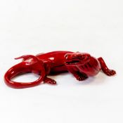 A Royal Doulton Burslem Artwares limited edition Flambe ‘Fu Wei Dragon’ figure. Length 21cm
