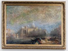 Possibly JMW Turner - The Grand Canal, Venice, an extremely well documented and provenanced oil