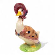 Beswick prototype Beatrix Potter figure Jemima Puddleduck, painted in a different colour, Royal