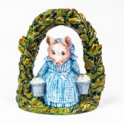 Beswick Beatrix Potter prototype figure of Aunt Pettitoes under the Arch, c1980s, with Royal Doulton