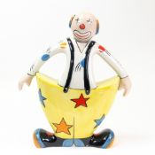 Lorna Bailey Clown tea pot, part of 'Here Come the Clowns' series, limited edition no.17 of 75. (