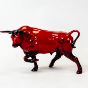 Royal Doulton Burslem Artwares limited edition Flambe figure '2009 Year of the Ox' designed by Shane