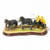 Border Fine Arts Team Work (four person driving team), model no.B0729 by Ray Ayres, limited
