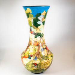 Moorcroft Prestige Hockeridge & Pancake Woods vase 332/26. Limited edition 3/5, RRP £7000, signed by
