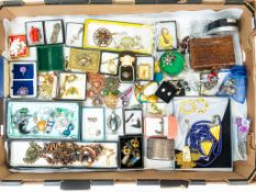 A good collection of vintage costume jewellery from the estate of a lady collector, including