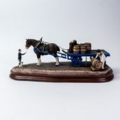Border Fine Arts Guinness Dray, model no.B0838 by Ray Ayres, limited edition no.42 of 1250. (L: