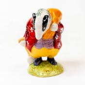 Beswick prototype Beatrix Potter figure Tommy Brock, painted in a different colourway with Royal