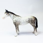 Beswick early horse model 701, in Rocking Horse grey gloss, h.21cm.