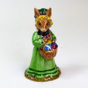 Royal Doulton prototype Bunnykins figure Mrs Bunnykins at the easter parade, decorated in a
