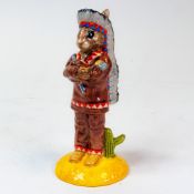 Royal Doulton prototype Bunnykins figure Indian, decorated in a different colourway, with Royal