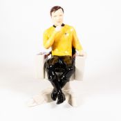 Kevin Francis rare Star Trek Captain James T. Kirk character jug.