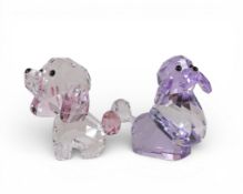 Swarovski Crystal Violetta Poodle (935719) from the Lovlots Gang of Dogs series, retired 2008