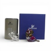 Swarovski Crystal Leo The Lion (1079591) retired 2012 designed by Peter Heidegger presented in