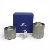 Swarovski Crystal Sealion (679592) retired 2008 designed by Mario Dilitz presented with clear