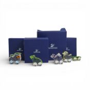 Swarovski Crystal Moments to include:- Lucy The Duck on Wheels (657107) in yellow crystal, Fred