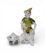Swarovski Crystal Disney Peter Pan (1077772) retired 2013 designed by The Team presented with a