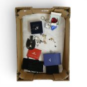 Swarovski Crystal collection to include:- SCS brooch, Tie Pin, Crystal Pins of various shapes &