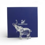 Swarovski Rare Encounters Mother Elephant (678949) retired 2011 designed by Heinz Tabertshofer