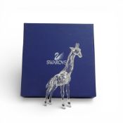 Swarovski African Wildlife Baby Giraffe (236717) retired 2007 designed by Michael Stamey presented