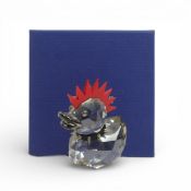 Swarovski Crystal Punk Duck (1096735) Part of the retired Happy Duck Collection, designed by