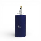 Swarovski Crystal Feathered Friends Cockatoo (261635) retired 2009 designed by Heinz Tabertshofer