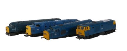 A collection of loose OO/HO gauge diesel locomotives to include Lima Class 55 9006 The Fife & Forfar