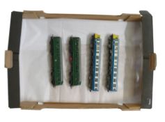 Bachmann Branchline OO gauge Class 101 2-Car DMU set in BR blue & grey livery, together with