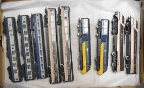 A collection of Hornby OO gauge Inter-City 125 Class 43 HST and InterCity 225 Class 91 locomotives