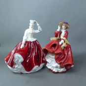 Two Royal Doulton figurines, Gail HN2937 and Top o' the Hill HN1834 (2).