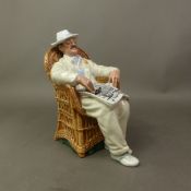 Royal Doulton character figure Taking Things Easy HN2680.