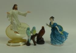 A collection of ceramics to include Royal Doulton lady figure Rhapsody HN2267, Bradex Always With