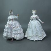 Two Royal Worcester limited edition figurines, Sweetest Valentine and The Fairest Rose (2).