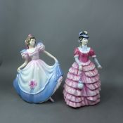 Royal Doulton Collectors Club figure Diane HN3604, together with Angela HN3419 (2).