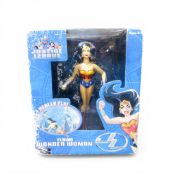 Fusion Toys boxed Justice League Flying Wonder Woman, 2004, appears to be unused, box in poor