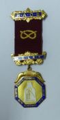 Royal Antediluvian Order of Buffaloes (RAOB) silver gilt North Staffs Provincial Grand Lodge