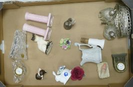 A mixed selection to include:- Royal Doulton Siamese Cat, Tabby HN2580, Beswick Tabby Cat, Pink