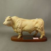 Beswick Connoisseur model of a Charolais Bull height 19.5cm